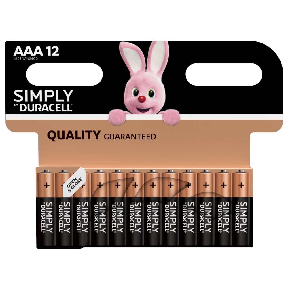 gordijn affix redactioneel AAA Alkalinebatterijen - Duracell Simply Batterijen