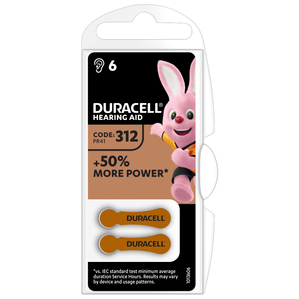 Batterijen gehoorapparaat maat - Duracell