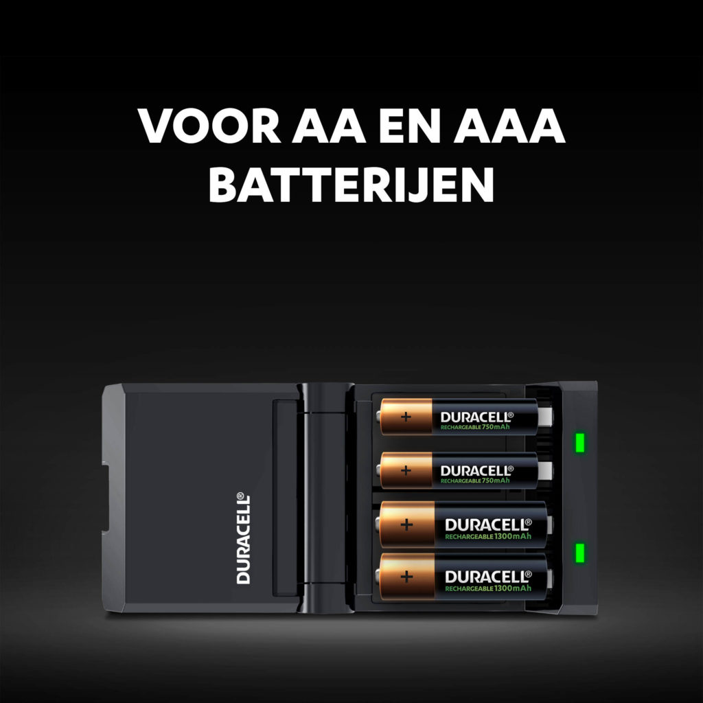 Hi-Speed Charger AA en AAA batterijen