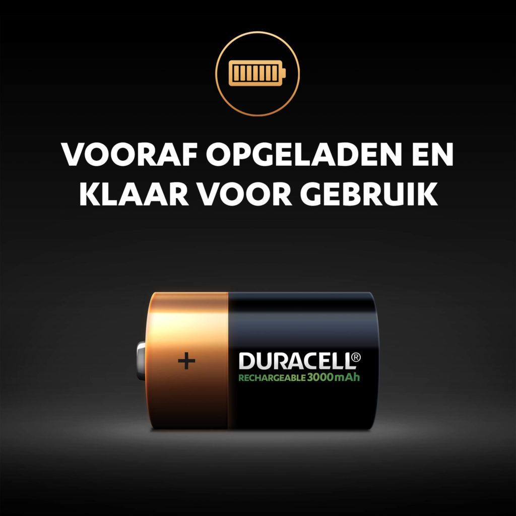 Rechargeable D Batterijen - Ultra