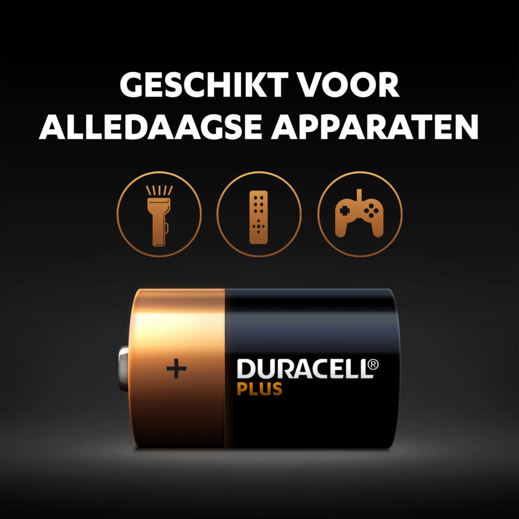 deugd Geavanceerde Staan voor D-batterijen - Duracell Plus alkalinebatterijen